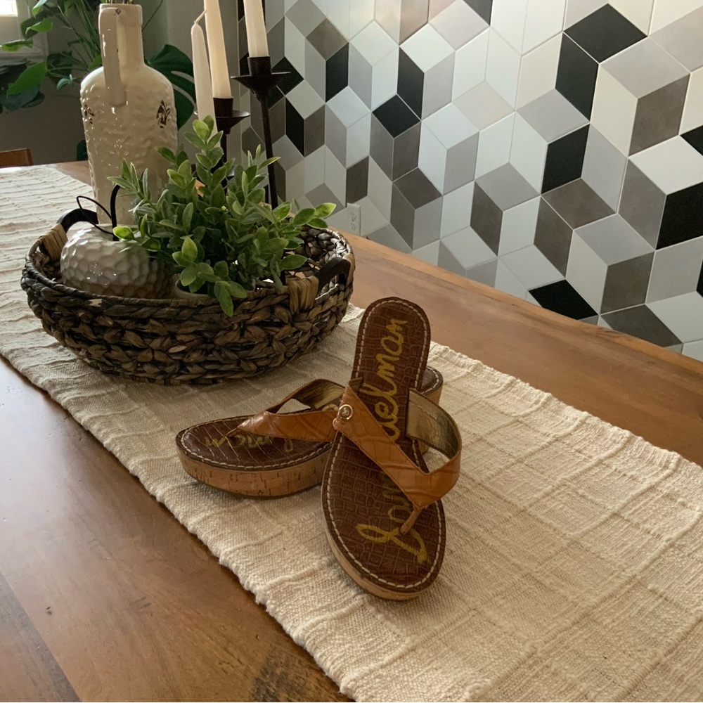 Brown Wedge Sandals